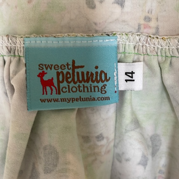 NWOT Sweet Petunia Clothing Walt Disney World Mickey & Pluto Safari Dress Sz 14 - Picture 8 of 9